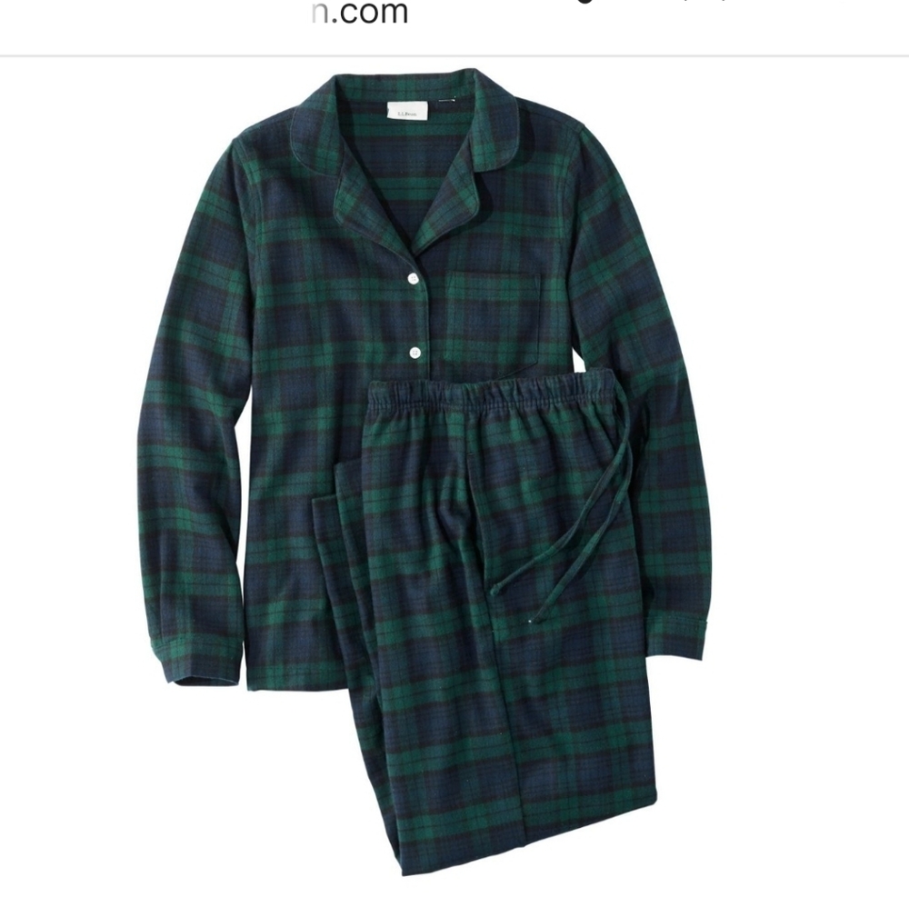 Women's Scotch Plaid Flannel Pajamas
